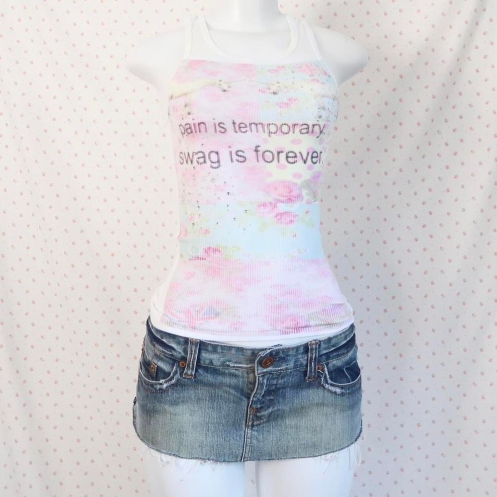 pain is temporary swag is forever tank